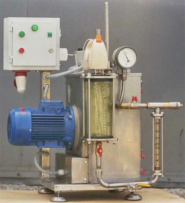 Фото лабораторной водно-мазутной установки